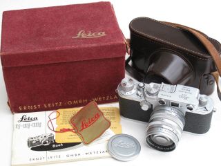 Rare Leica Iiif Rd With 5cm F:1.  5 Summarit Lens,  Case/ib/box,  " Lqqk "