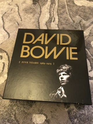 David Bowie ‎five Years 1969 - 1973 Vinyl Box Set Rare