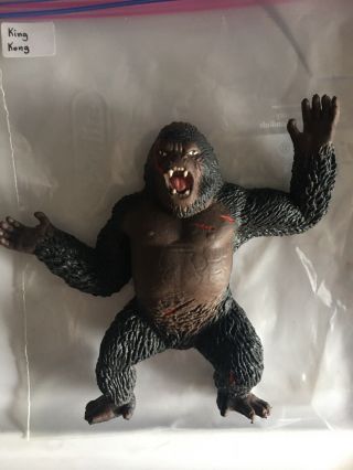 Rare Rubber Jiggler Gorilla King Kong Toy Imperial Peter Jackson A1