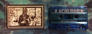 Acid Dad Cassette Tape Let’s Plan A Robbery Knife Tapes (2016) Rare