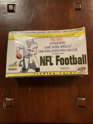 2000 Pacific NWT Football Box,  the TOM BRADY ROOKIE yr,  RARE 6