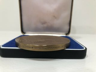 1980 Officer ' s Medal Coin York Stock Exchange Futures Danbury BRONZE RARE 2