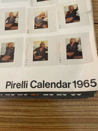 Rare Pirelli Calendar 1965 By The Iconic British Vogue Photographer Brian Duffy