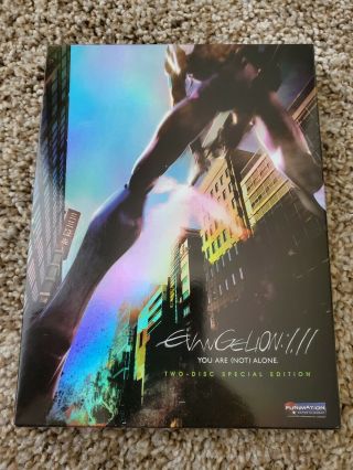 Evangelion 1.  11: You Are (not) Alone (dvd 2 - Disc Set 2010) Out Of Print Rare Htf