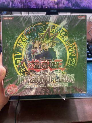 Yugioh Invasion Of Chaos Special Edition Booster Box Extremely Rare