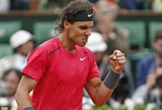 Nike Rafael Nadal Roland Garros 2012 T - Shirt Pink Men 