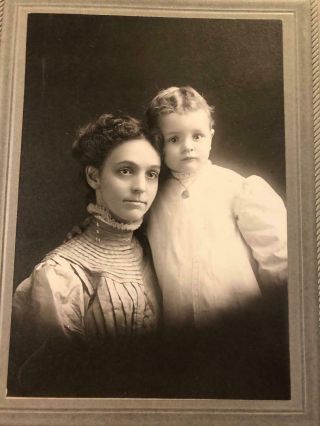 Mary Astor Extremely Rare Possibly One Of A Kind Baby Photo W/mother