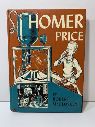 Rare Vintage Homer Price By Robert Mccloskey Hardcover Book Signed By Author