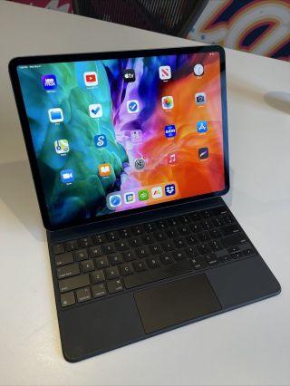 Ipad Pro 12.  9 4th Generation.  Rarely.  Includes Case/keyboard