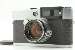 Rare 【almost Mint】 Nicca Iii L 35mm Film Camera,  Nikkor - H 50mm F/2 From Japan