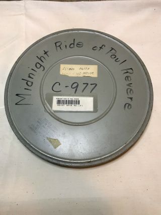 Rare 16mm Film Reel Midnight Ride Of Paul Revere Sound/color Vtg