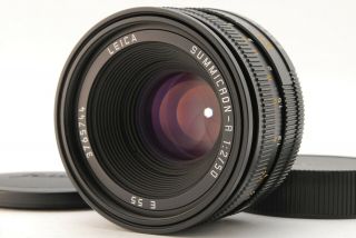 [rare/a - Mint] Leica Summicron - R 50mm F/2 E55 Rom Mf Lens W/caps From Japan 6780