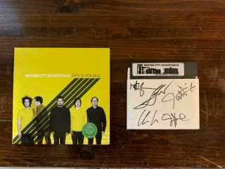 Motion City Soundtrack Rare This Is For Real 7 " Vinyl And I Am The Movie Signed