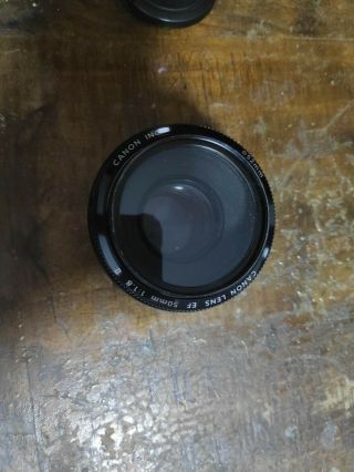 Canon Ef 50mm F/1.  8 Lens Ultra Rare Woow