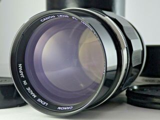 Canon Fl 135mm F/2.  5 Prime Mf Telephoto Lens From Japan Jp Slr Rare [near Mint]