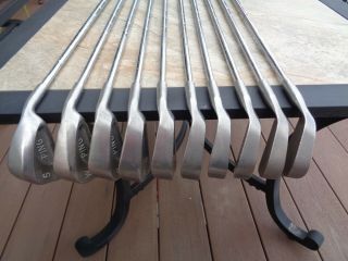 Rare Ping Golf Karsten I Black Dot Iron Set 2 - Sw Rh - Steel Ttt Standard -