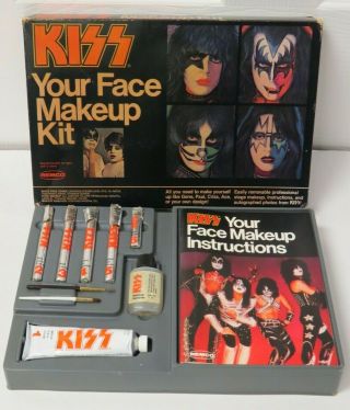 Kiss Vintage Remco Makeup Kit Complete Aucoin 1978 Rare " Criss " Error Version