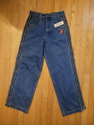 Vtg 90s Macgear Zipper Camo Rave Skater Rare Macgear Jeans