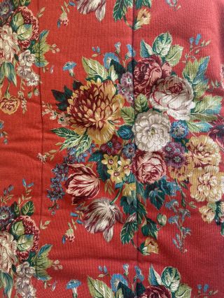 Rare Ralph Lauren Aylesbury King Vintage Floral Comforter And One Sham