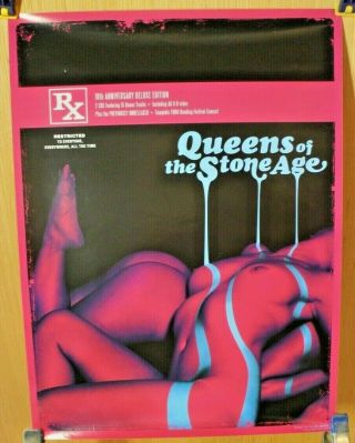 Rare Queens Of The Stone Age Poster Rx 10th Anniversary Edition Kii Arens Qotsa