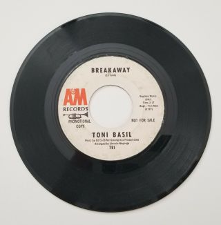 45 Rpm Rare Northern Soul Promo: Toni Basil - Breakaway/i 