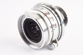 Leica Leitz Wetzlar Angulon 21mm F/4 Wide Angle Lens For M Mount Rare V10