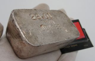 Bear Paw Mining Montana Vintage Hand Poured 25 oz.  999 Silver Bar Ultra Rare 4
