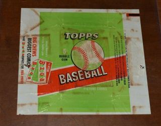 Very Rare 1955 TOPPS BASEBALL CARDS 5¢ Cent Wax Wrapper - Bazooka - 3