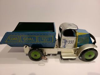 Rare 1930s Marx 550 Dump Truck - Nmib