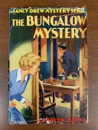 Rare Uk Edition Nancy Drew 3 The Bungalow Mystery Carolyn Keene Dj Mildred Wirt