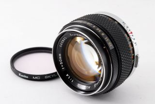 Rare 【exc,  4】olympus Om - System G.  Zuiko Auto - S 50mm F/1.  4 Mf Lens From Japan 008