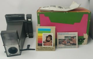 Rare Vintage Early 1970s Polaroid Big Shot Portrait Land Camera 70s Andy Warhol