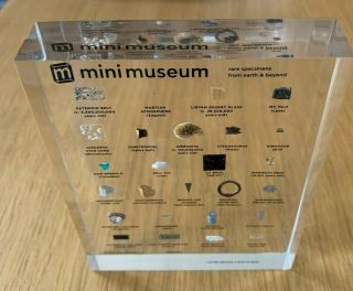Mini Museum 2nd Edition Large Kickstarter 26 Specimens Hans Fex Ltd Ed 5000 Rare