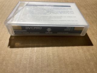 Euc Rare Panasonic Dvcpro Minidv Cassette Adapter (aj - Cs455p) Hard To Find