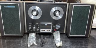 Rare Vintage Sears Solid State Stereo W/speakers 564.  34401700