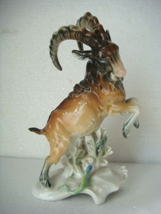 Rrr Rare Antiques Vintage Karl Ens Porcelain Goat Figurine