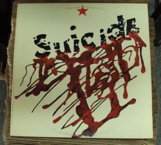 Suicide S/t Lp Rare Press Vg - Vinyl Red Star Alan Vega