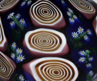 Rare Art Nouveau Fratelli Toso Millefiori Murano Glass Flower Murrine Vase 5,  9 "