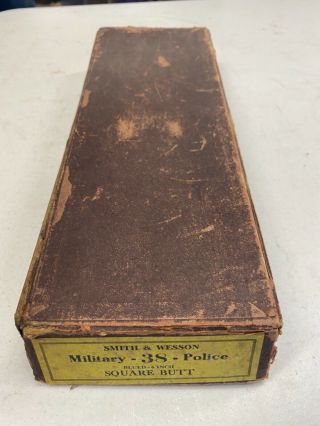 Rare Smith & Wesson Military 38 Police Yellow Label Box