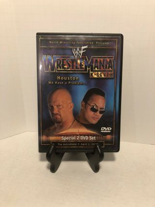 Wwf 2001 Wrestlemania X - Seven 17 Dvd 2 - Disc Mega Rare Oop Authentic Us Release