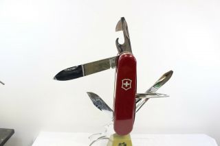 Vintage RARE HUGE Swiss Army Knife Moving Store Advertising Display Sign 2