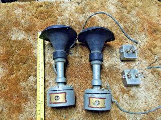 2 - Vintage Rare Rca Speaker Horn Driver,  Racon? Western Electric Era Capacitor