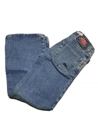 Rare Vintage 90s Jnco Wide Leg Jeans Size 26 X 28 Skater Pants Denim
