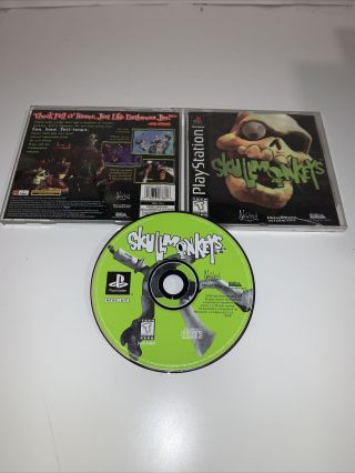 Skullmonkeys (sony Playstation 1,  1997) Lenticular Case Rare Cib Complete