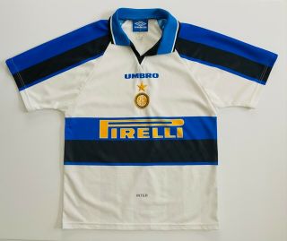 Rare Vintage Umbro 1996 Inter Milan Pirelli Men 