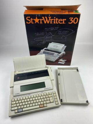 Rare Vintage Canon Starwriter 30 Personal Publishing System As - Is