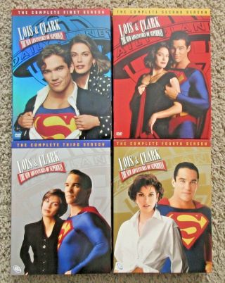 Lois And Clark Superman The Complete Series Seasons 1 2 3 4 Dvd Set Rare 1 - 4 &