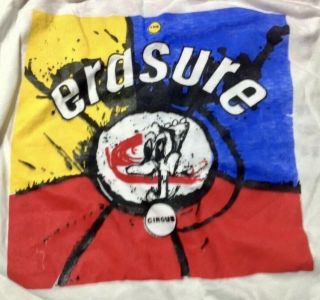 Erasure Rare 1988 Vintage Uk Tour T Shirt Duran Duran Pet Shop Boys Wham 80’s
