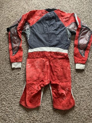 Wingsuit Tony Suits Wing Skydiving Parachute Jump Suit red grey rare M Vintage 2