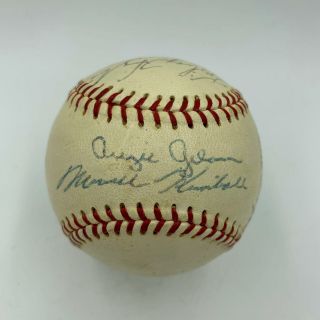 Rare 1941 Brooklyn Dodgers Team Signed American League Baseball With Jsa